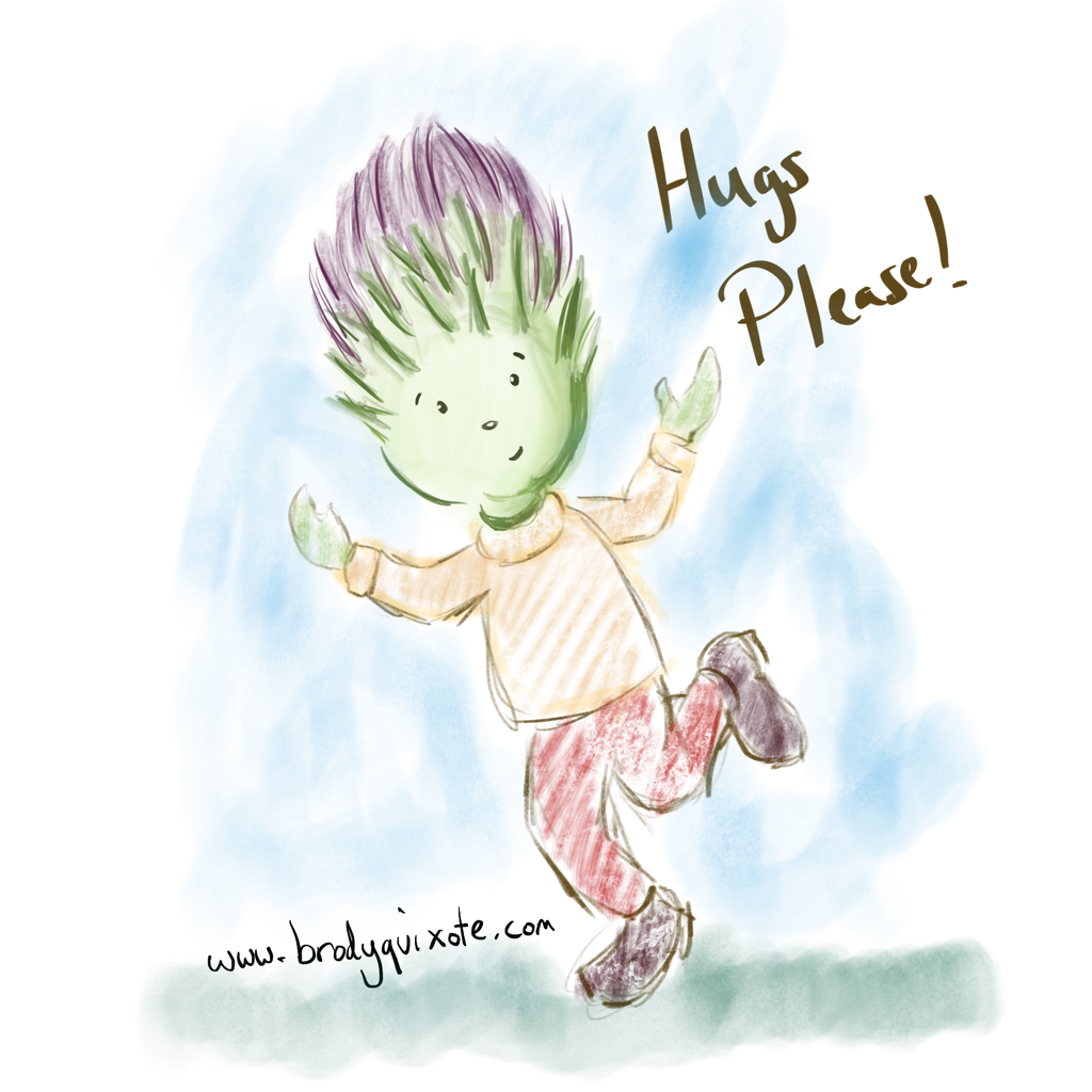 A wee thistle guy drawing by brodyquixote.