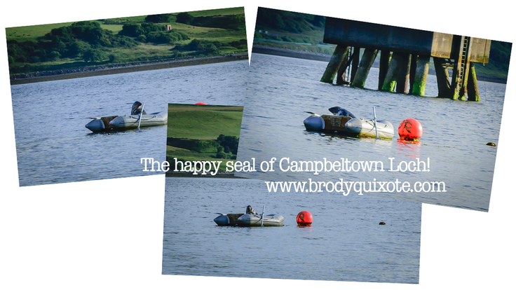 Photographs of the Campbeltown Loch sel in his boat, by brodyquixote.